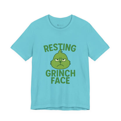 Gringe Resting Face Christmas Unisex Jersey Short Sleeve Tee T-shirt