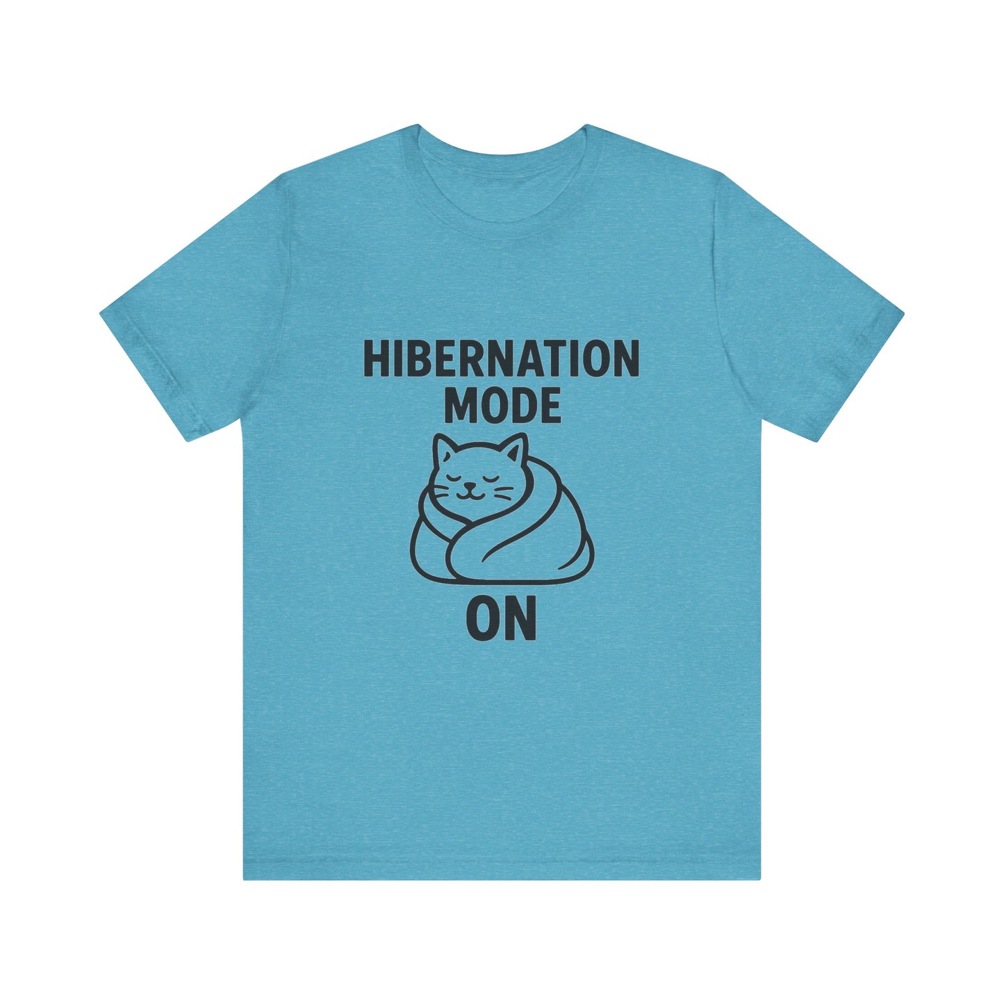 Hibernation Mode On Cat Unisex Jersey Short Sleeve Tee T-shirt