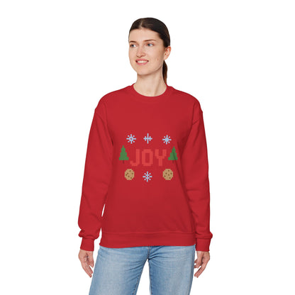 Christmas Joy In Pixel Unisex Heavy Blend™ Crewneck Sweatshirt