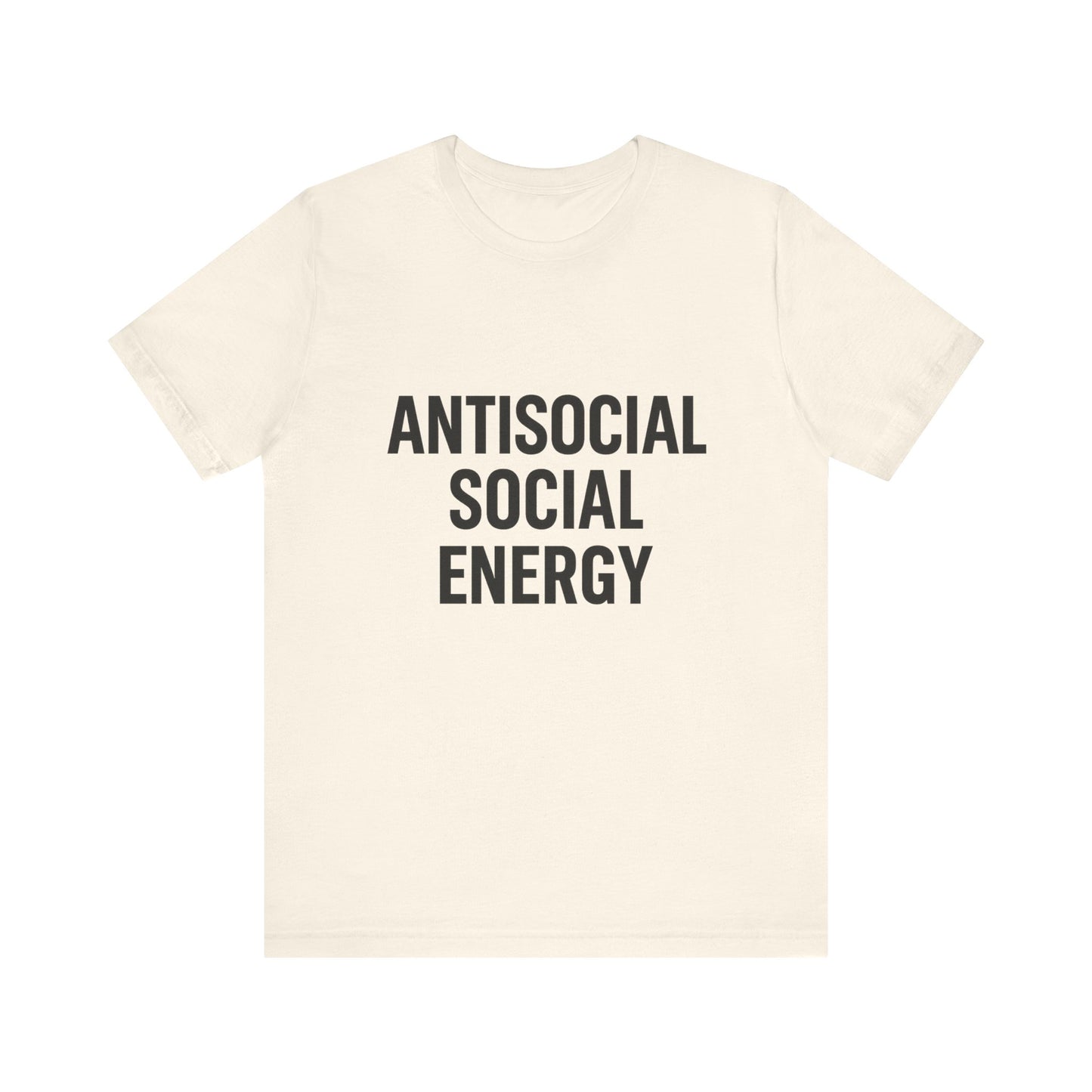 Antisocial Social Energy Unisex Jersey Short Sleeve Tee T-shirt