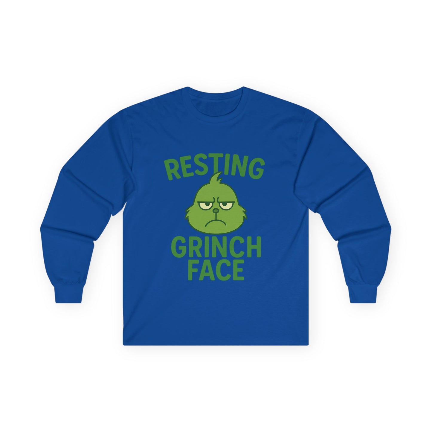 Gringe Face Christmas Unisex Ultra Cotton Long Sleeve Tee T-shirt