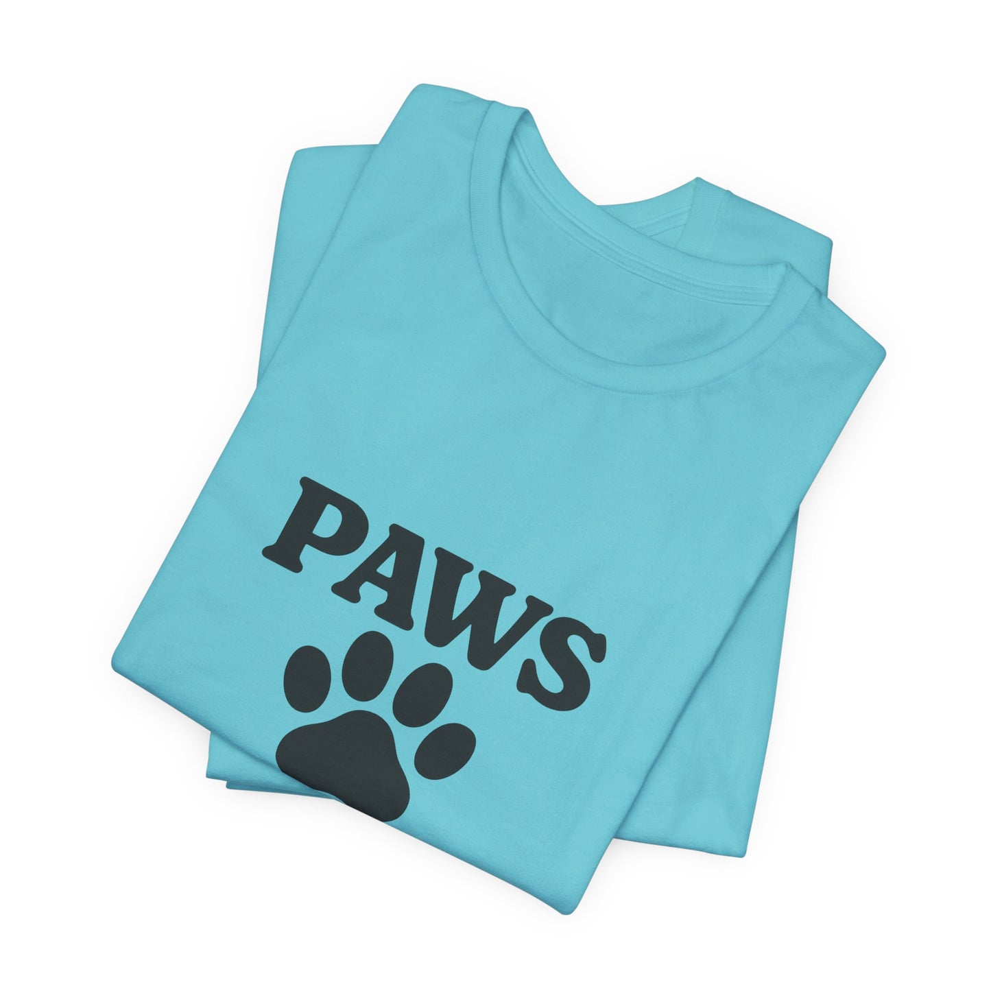 Paws Before Coffee Unisex Jersey Short Sleeve Tee T-shirt
