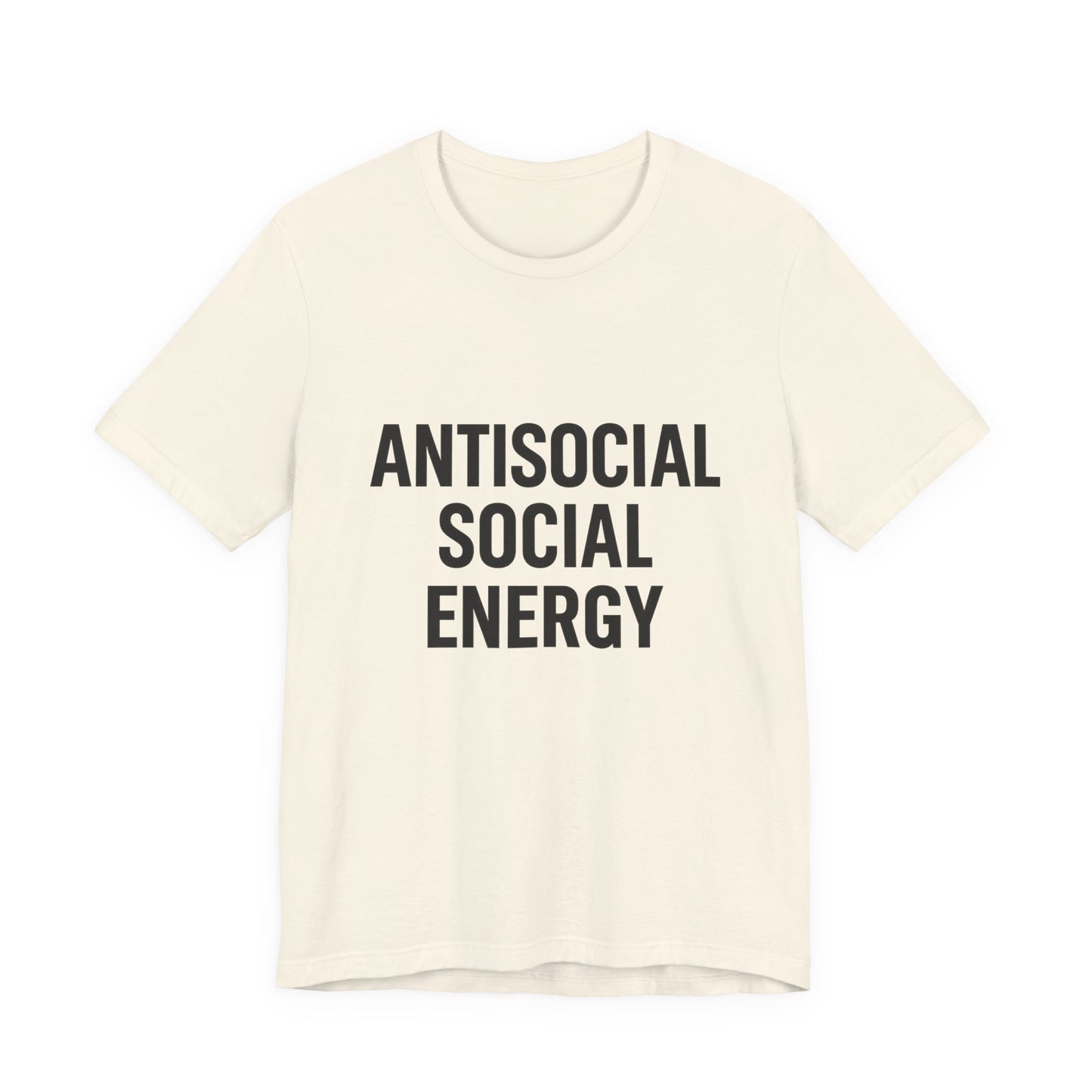 Antisocial Social Energy Unisex Jersey Short Sleeve Tee T-shirt