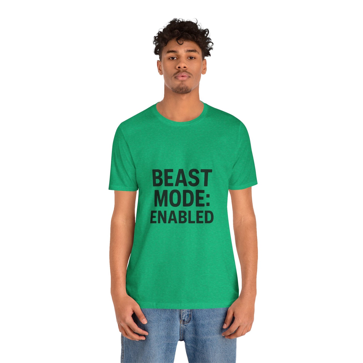 Beast Mode Enabled Unisex Jersey Short Sleeve Tee T-shirt