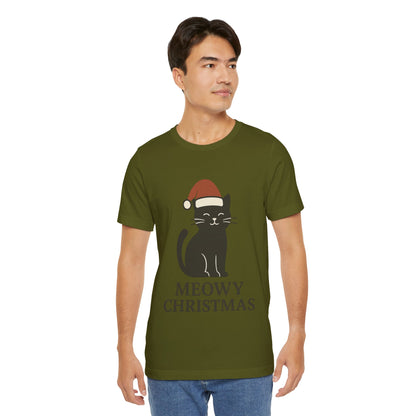 Meowy Christmas Unisex Jersey Short Sleeve Tee T-shirt