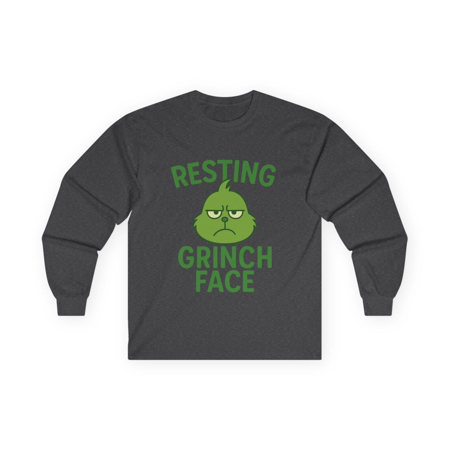 Gringe Face Christmas Unisex Ultra Cotton Long Sleeve Tee T-shirt