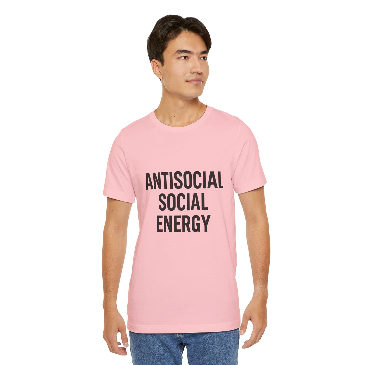 Antisocial Social Energy Unisex Jersey Short Sleeve Tee T-shirt