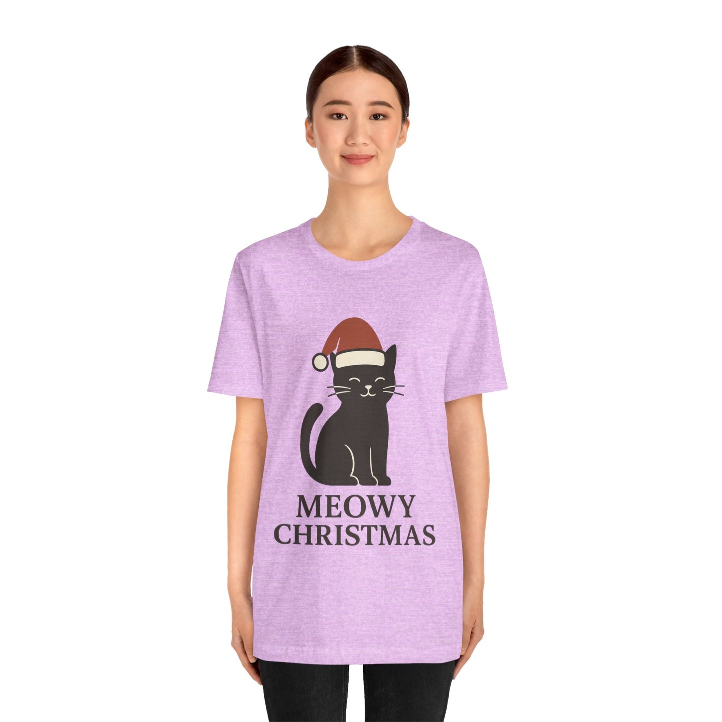 Meowy Christmas Unisex Jersey Short Sleeve Tee T-shirt