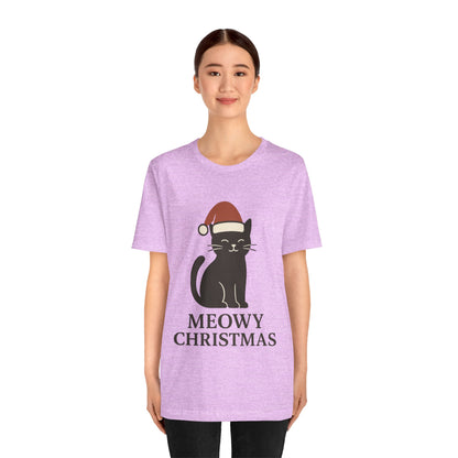 Meowy Christmas Unisex Jersey Short Sleeve Tee T-shirt