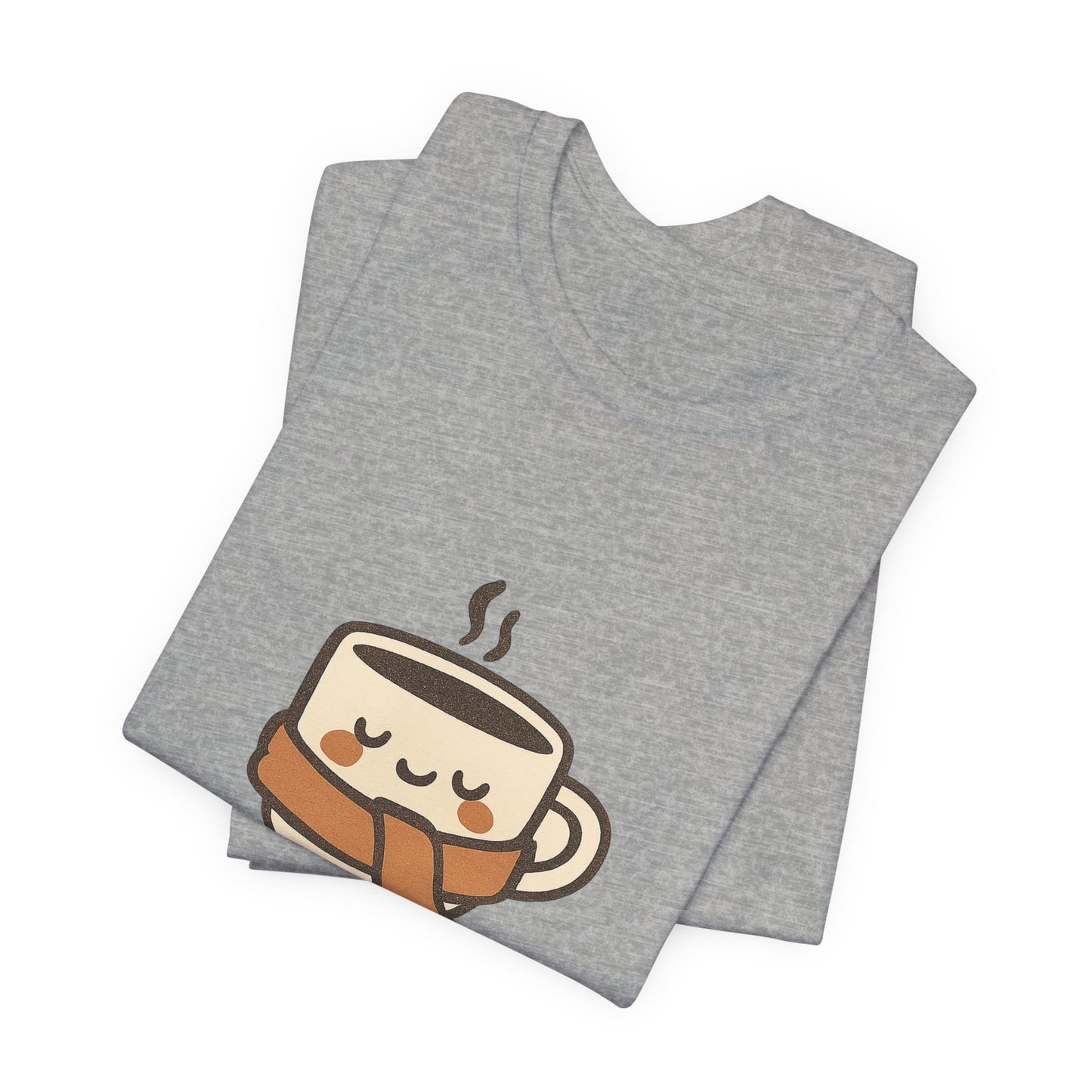 Warm Me Up Coffee Cup Unisex Jersey Short Sleeve Tee T-shirt