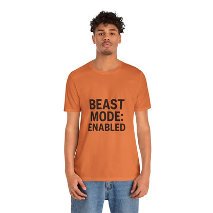 Beast Mode Enabled Unisex Jersey Short Sleeve Tee T-shirt