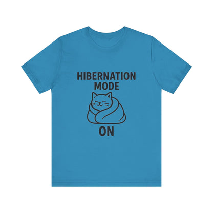Hibernation Mode On Cat Unisex Jersey Short Sleeve Tee T-shirt