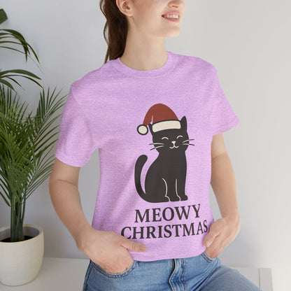 Meowy Christmas Unisex Jersey Short Sleeve Tee T-shirt