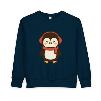 Christmas Winter Penguin Toddler Sweatshirt