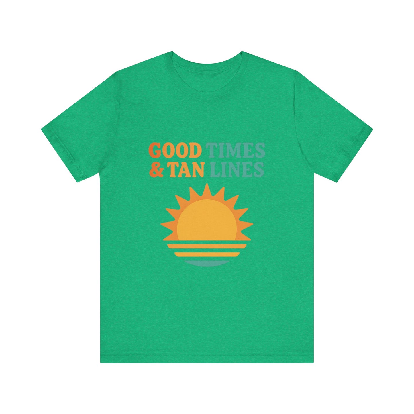 Good Times, Tan Lines Summer Unisex Jersey Short Sleeve Tee T-shirt