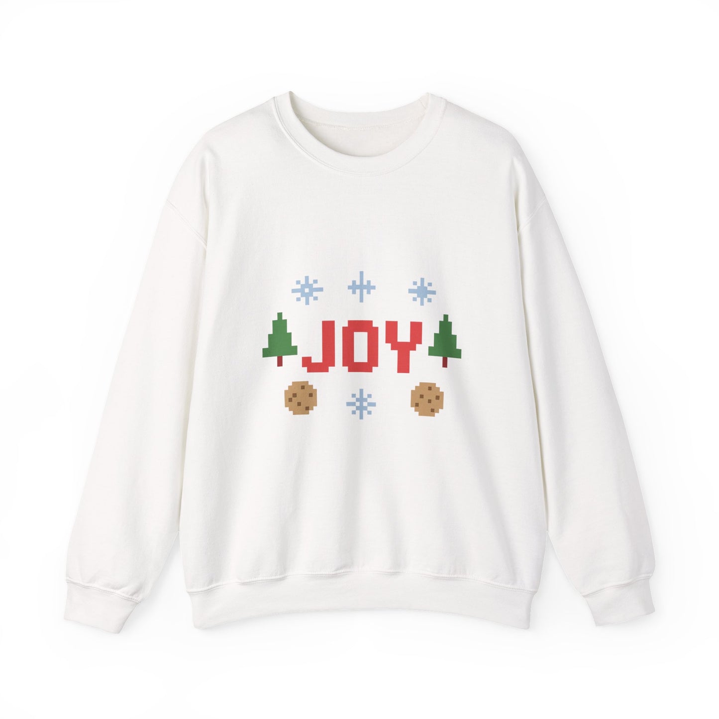 Christmas Joy In Pixel Unisex Heavy Blend™ Crewneck Sweatshirt