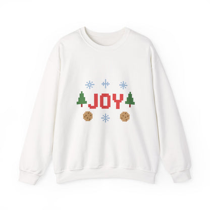Christmas Joy In Pixel Unisex Heavy Blend™ Crewneck Sweatshirt