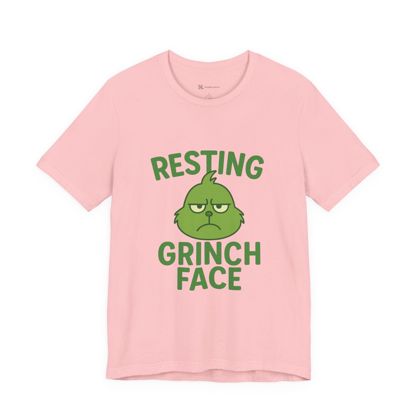 Gringe Resting Face Christmas Unisex Jersey Short Sleeve Tee T-shirt