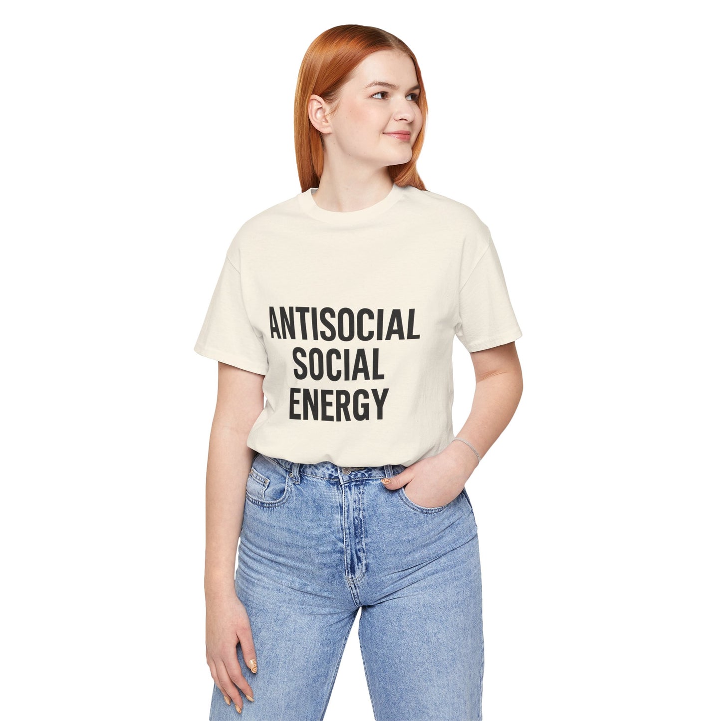 Antisocial Social Energy Unisex Jersey Short Sleeve Tee T-shirt