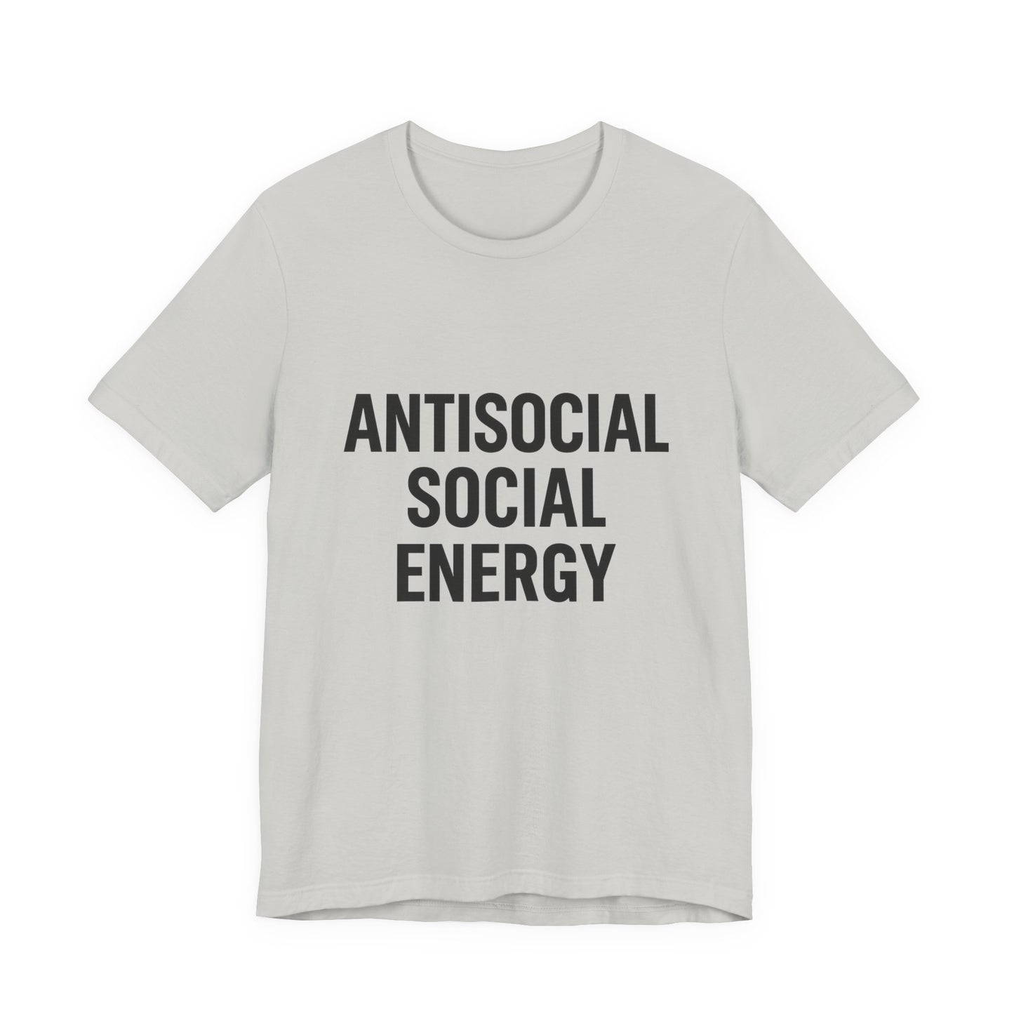 Antisocial Social Energy Unisex Jersey Short Sleeve Tee T-shirt