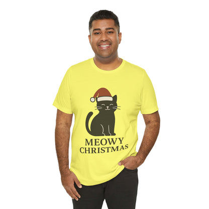 Meowy Christmas Unisex Jersey Short Sleeve Tee T-shirt