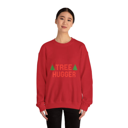 Tree Hugger Christmas Unisex Heavy Blend™ Crewneck Sweatshirt