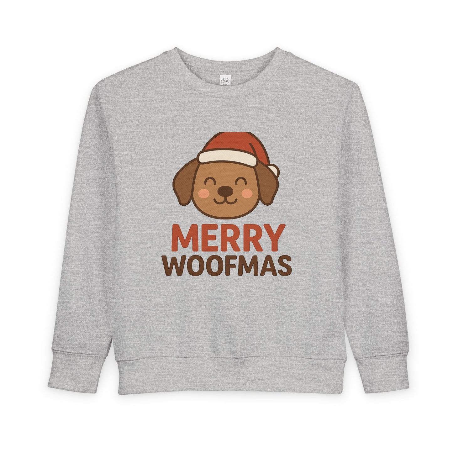 Merry Woofmas Christmas Toddler Sweatshirt