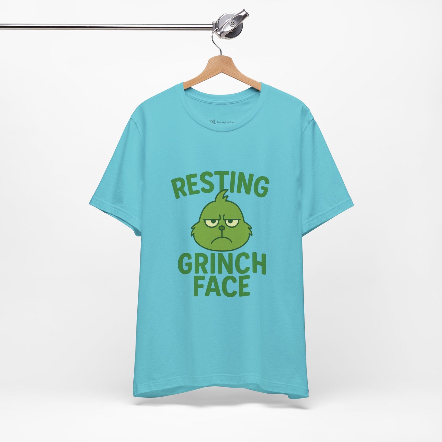 Gringe Resting Face Christmas Unisex Jersey Short Sleeve Tee T-shirt