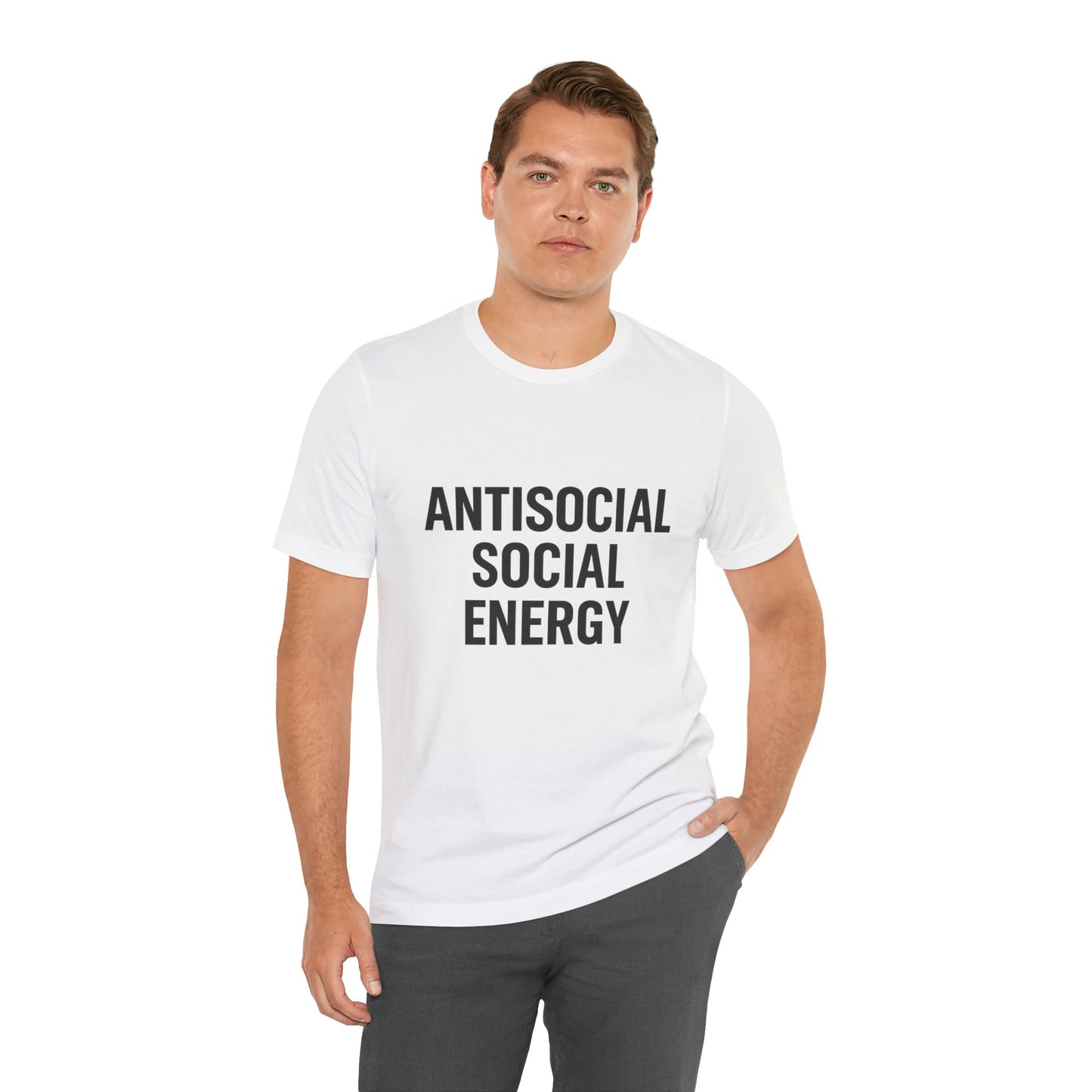 Antisocial Social Energy Unisex Jersey Short Sleeve Tee T-shirt