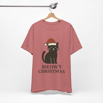 Meowy Christmas Unisex Jersey Short Sleeve Tee T-shirt