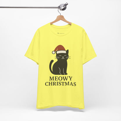 Meowy Christmas Unisex Jersey Short Sleeve Tee T-shirt