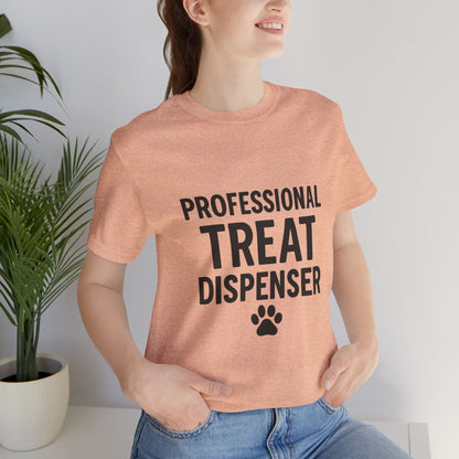 Professional Treat Dispenser Unisex Jersey Short Sleeve Tee T-shirt