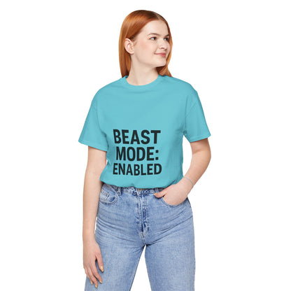 Beast Mode Enabled Unisex Jersey Short Sleeve Tee T-shirt