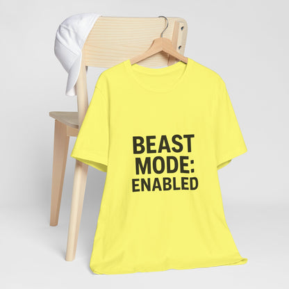 Beast Mode Enabled Unisex Jersey Short Sleeve Tee T-shirt