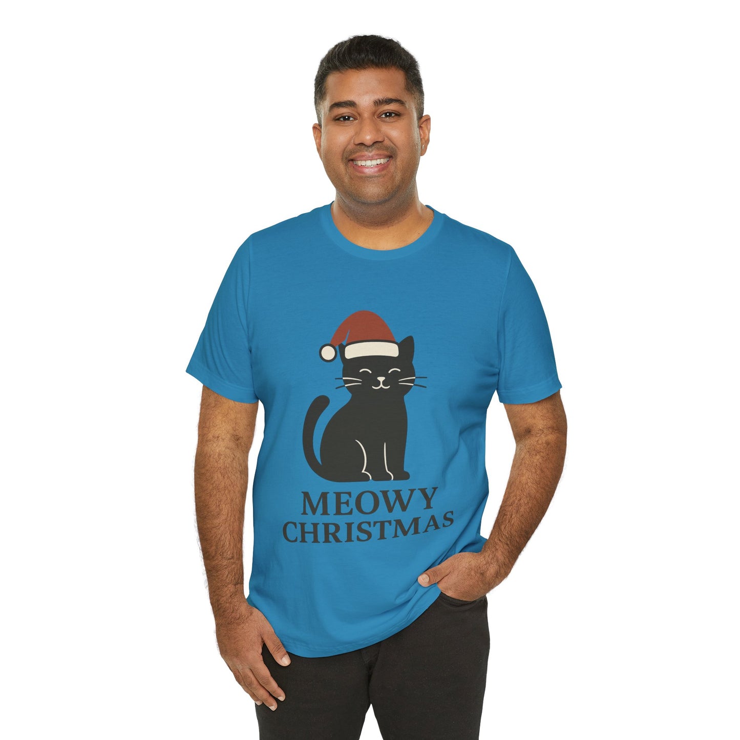 Meowy Christmas Unisex Jersey Short Sleeve Tee T-shirt