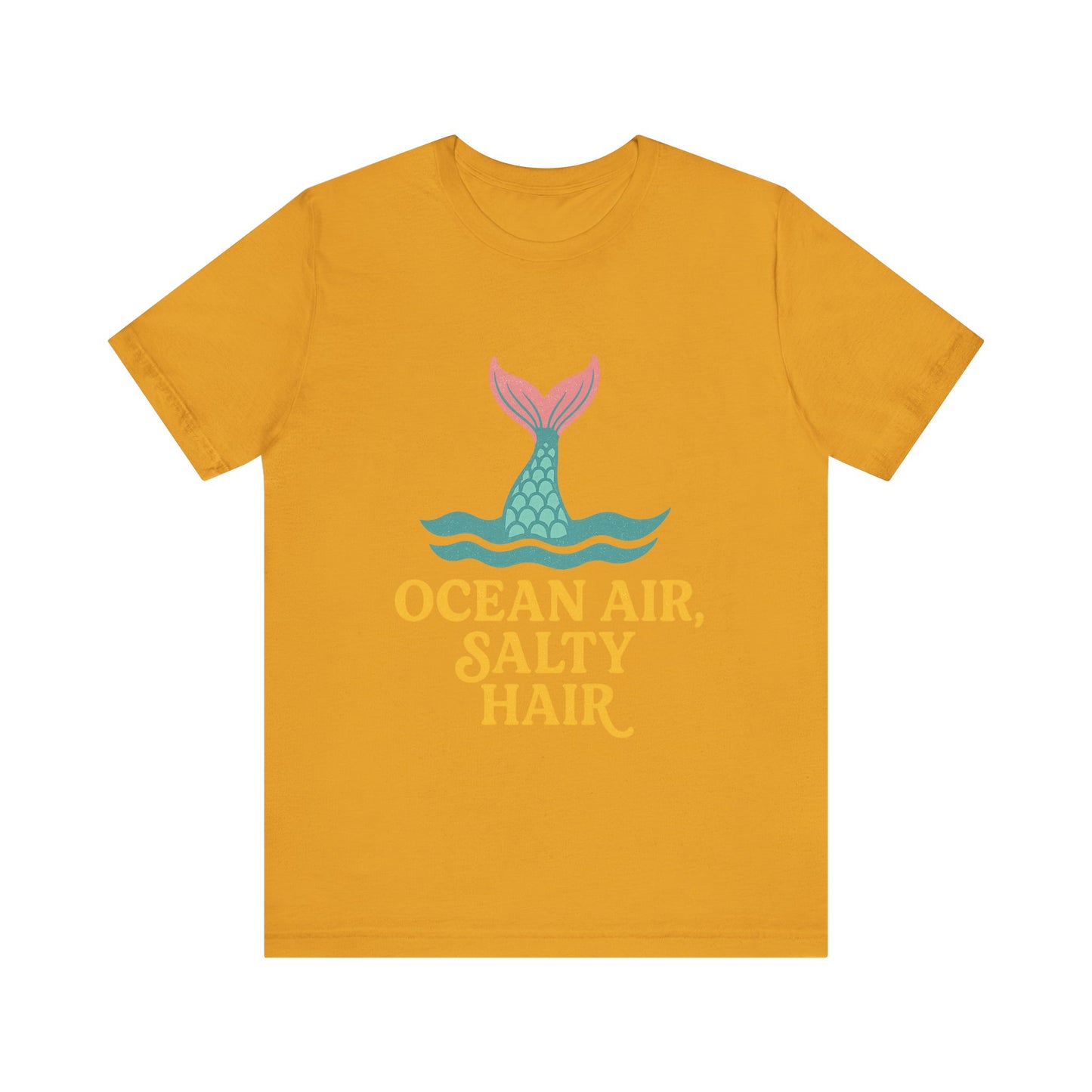 Salty Hair Mermaid Summer Unisex Jersey Short Sleeve Tee T-shirt