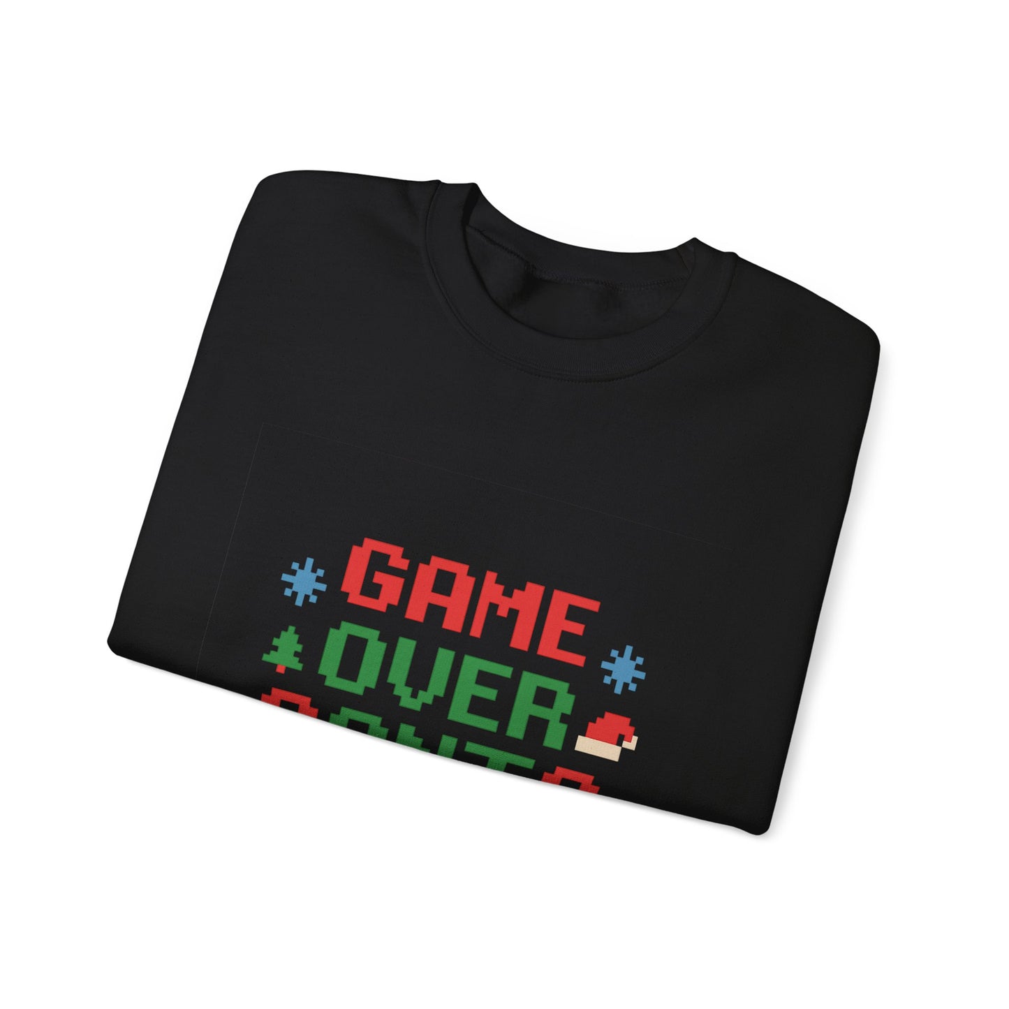 Game Over Santa Is Here Christmas Unisex Heavy Blend™ Crewneck Sweatshirt