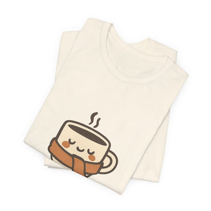 Warm Me Up Coffee Cup Unisex Jersey Short Sleeve Tee T-shirt