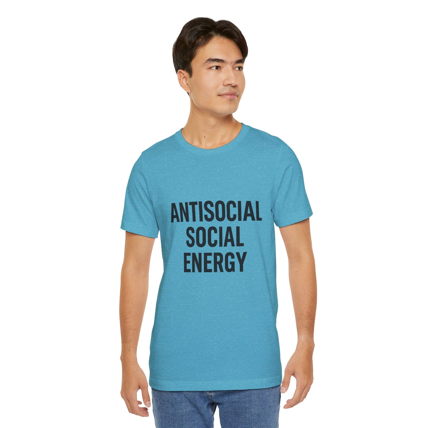 Antisocial Social Energy Unisex Jersey Short Sleeve Tee T-shirt