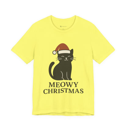 Meowy Christmas Unisex Jersey Short Sleeve Tee T-shirt