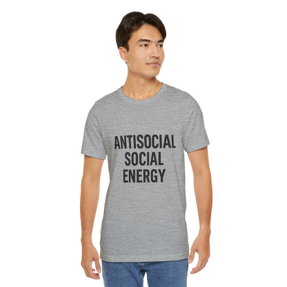 Antisocial Social Energy Unisex Jersey Short Sleeve Tee T-shirt