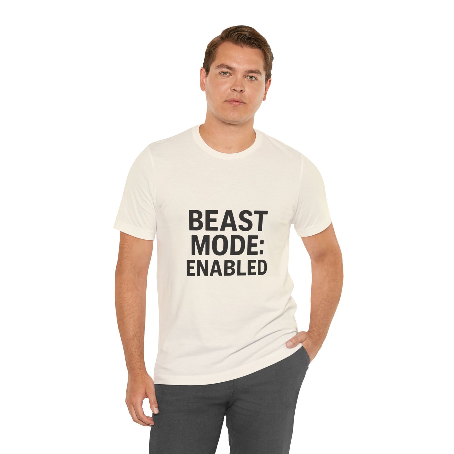 Beast Mode Enabled Unisex Jersey Short Sleeve Tee T-shirt