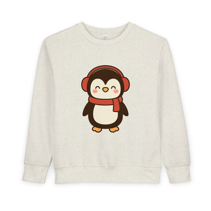Christmas Winter Penguin Toddler Sweatshirt