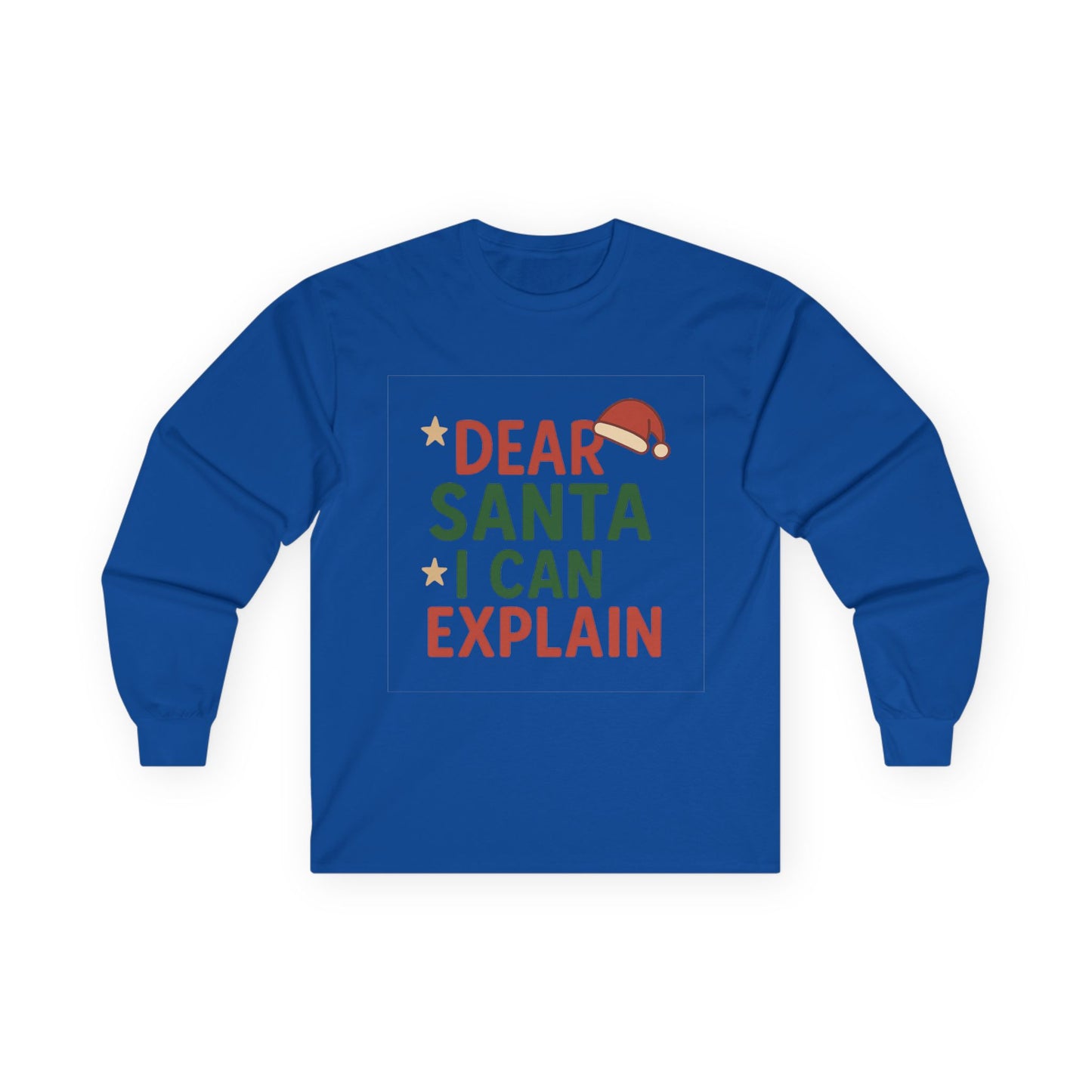 Dear Santa I Can Explain Christmas Unisex Ultra Cotton Long Sleeve Tee