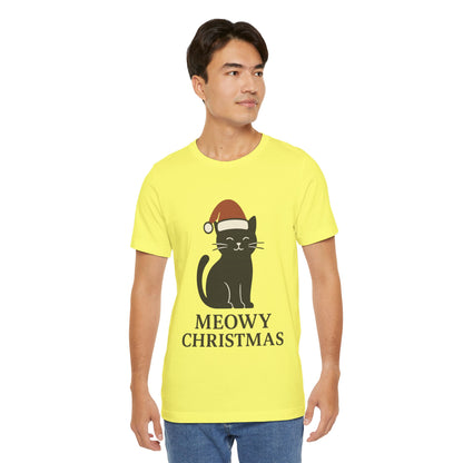 Meowy Christmas Unisex Jersey Short Sleeve Tee T-shirt