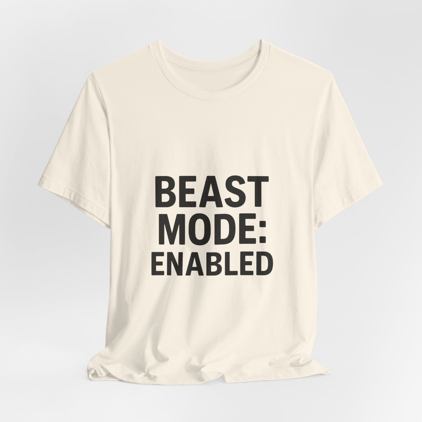 Beast Mode Enabled Unisex Jersey Short Sleeve Tee T-shirt