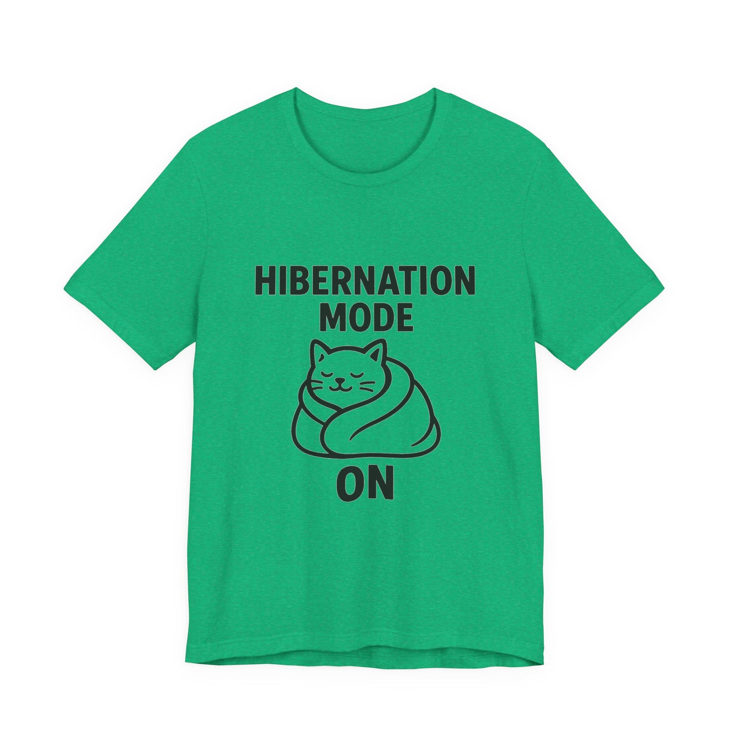 Hibernation Mode On Cat Unisex Jersey Short Sleeve Tee T-shirt