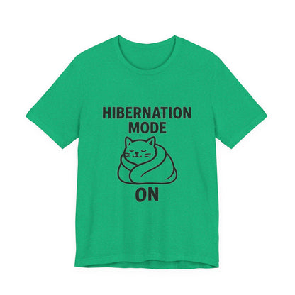 Hibernation Mode On Cat Unisex Jersey Short Sleeve Tee T-shirt