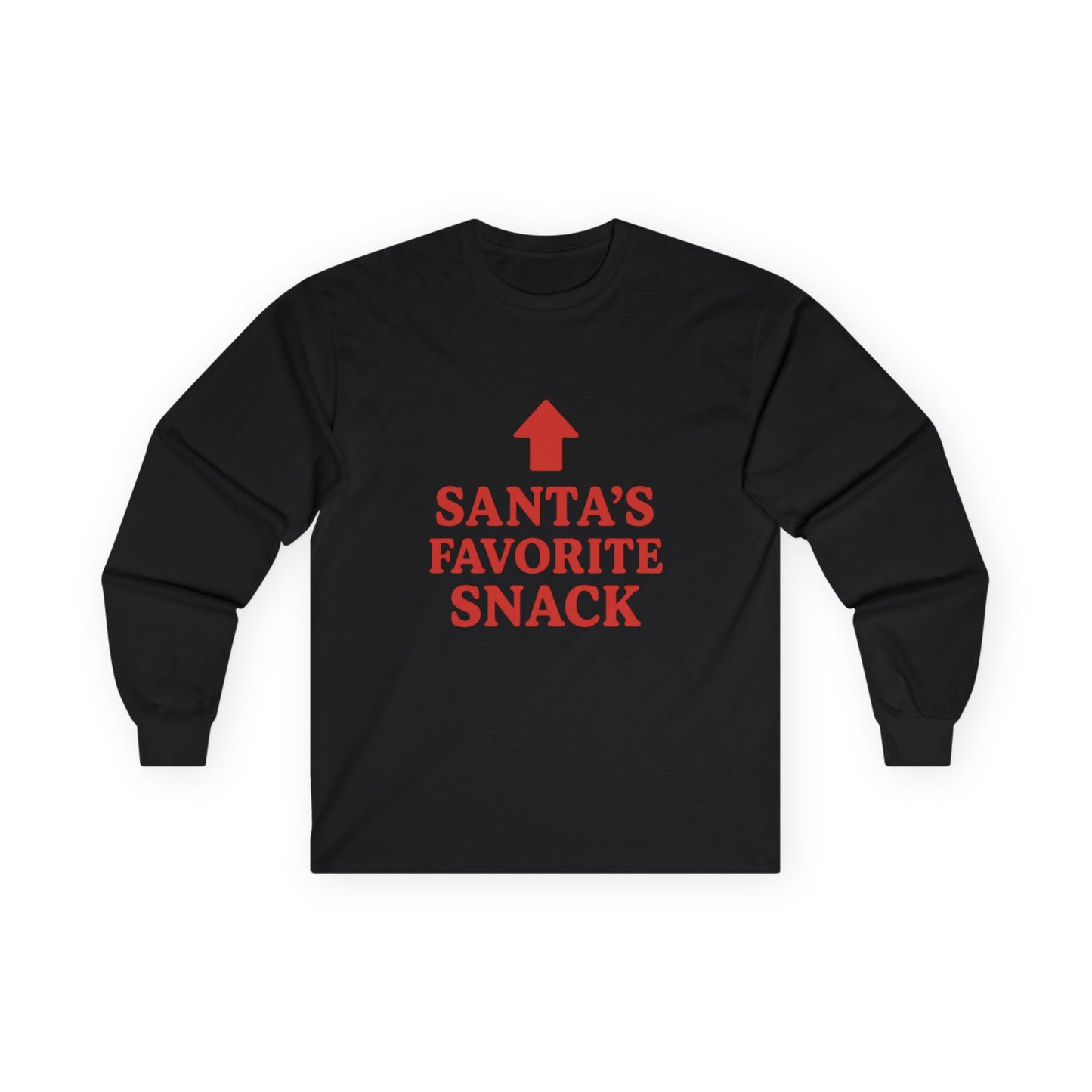Santa's Favorite Snack Christmas Unisex Ultra Cotton Long Sleeve Tee