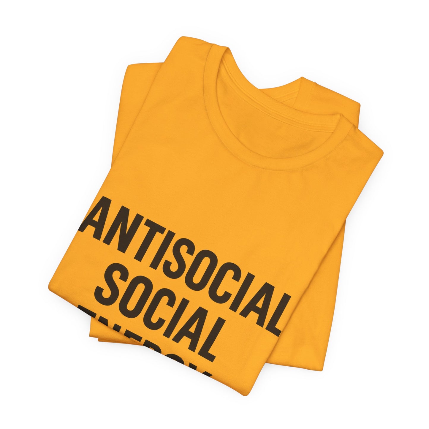 Antisocial Social Energy Unisex Jersey Short Sleeve Tee T-shirt